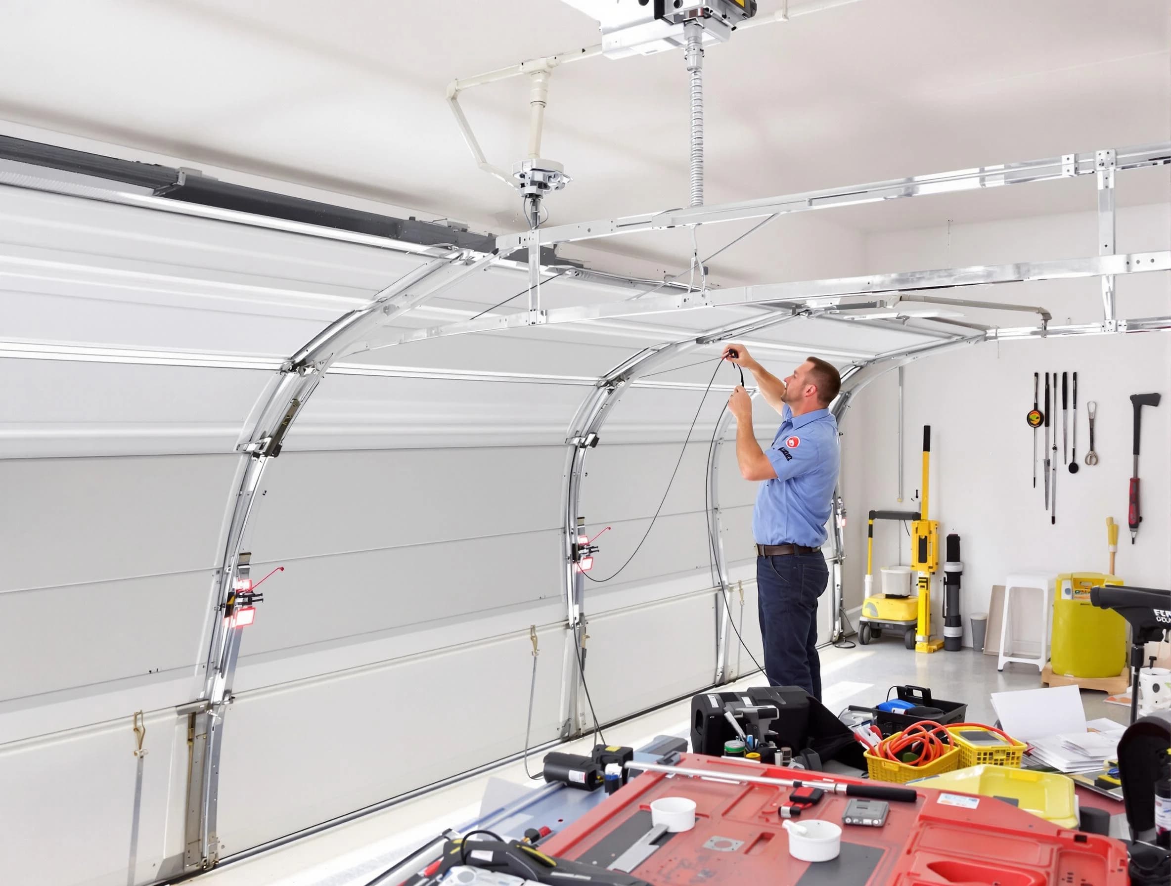 Garage door cable repair service by Jasper Garage Door Repair in Jasper