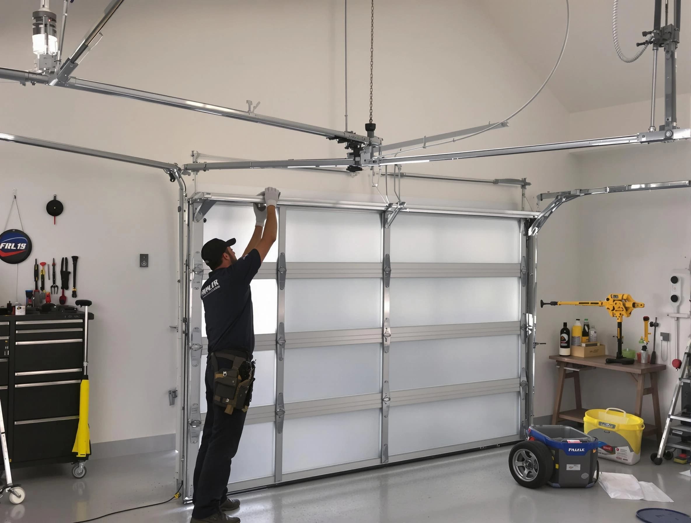 Jasper Garage Door Repair certified team performing precision garage door installation in Jasper