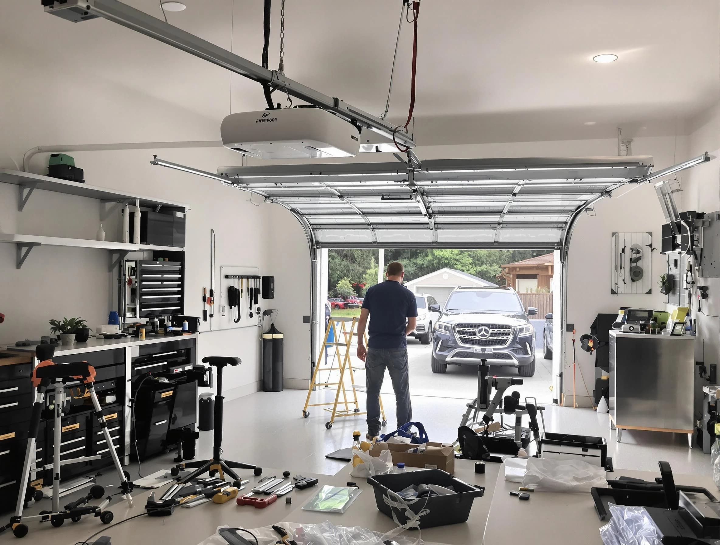 Garage door opener installation by Jasper Garage Door Repair in Jasper