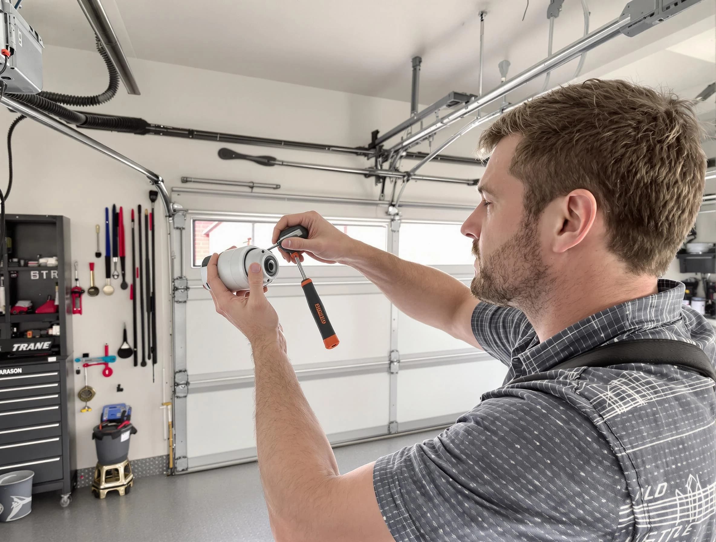 Garage door opener repair service by Jasper Garage Door Repair in Jasper