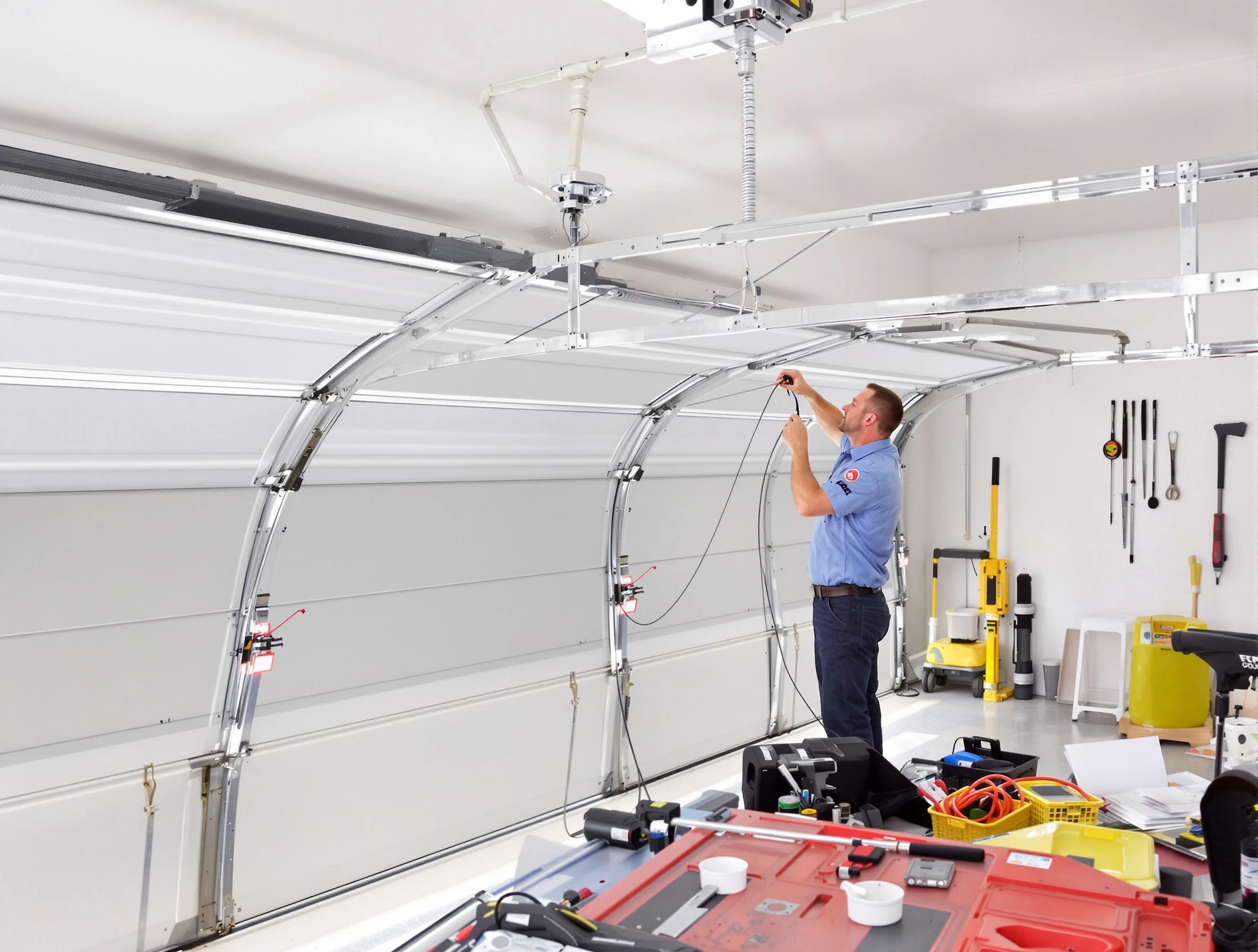 Garage door cable repair service by Jasper Garage Door Repair in Jasper
