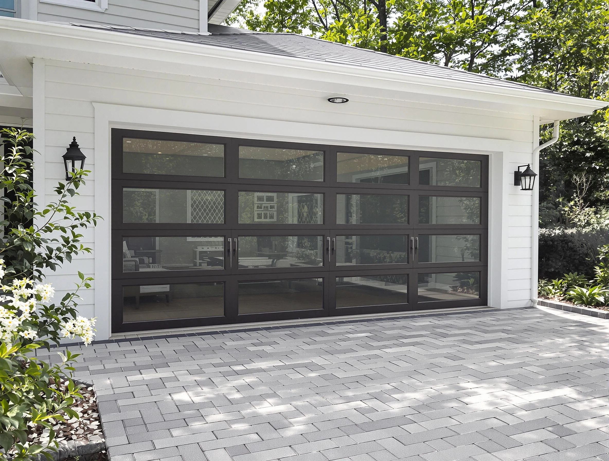 Jasper Garage Door Repair design specialist presenting custom garage door options to Jasper homeowner