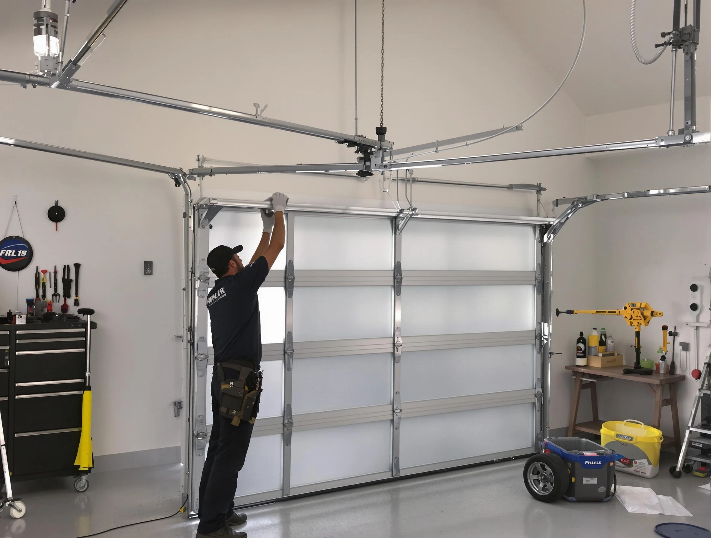 Jasper Garage Door Repair certified team performing precision garage door installation in Jasper
